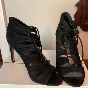 BCBG Black Suede heels